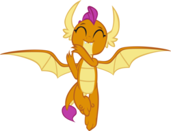 Size: 7411x5661 | Tagged: safe, artist:memnoch, smolder, g4, cute, eyes closed, female, simple background, smolderbetes, solo, spread wings, transparent background, vector, wings