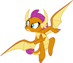 Size: 6248x5424 | Tagged: safe, artist:memnoch, smolder, dragon, g4, dragoness, female, simple background, solo, spread wings, transparent background, vector, wings