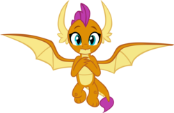 Size: 5981x3864 | Tagged: safe, artist:memnoch, smolder, dragon, g4, non-compete clause, cute, dragoness, female, flying, looking at you, simple background, smolderbetes, solo, spread wings, transparent background, vector, wings