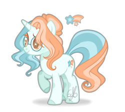 Size: 2648x2384 | Tagged: safe, artist:6-fingers-lover, artist:milkteasour, oc, oc only, oc:star tail, pony, unicorn, base used, female, glasses, high res, magical lesbian spawn, mare, offspring, parent:rainbow dash, parent:sunset shimmer, parents:sunsetdash, simple background, solo, transparent background