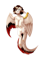 Size: 2560x3480 | Tagged: safe, artist:hicoojoo, oc, oc only, oc:skyforce, alicorn, pony, broken horn, female, high res, horn, mare, simple background, solo, transparent background