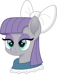 Size: 1160x1500 | Tagged: safe, artist:cloudy glow, maud pie, earth pony, pony, g4, bow, cute, female, hair bow, mare, maudabetes, movie accurate, simple background, solo, transparent background