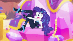 Size: 1920x1080 | Tagged: safe, screencap, rarity, do it for the ponygram!, equestria girls, g4, my little pony equestria girls: better together, the other side, animated, bare shoulders, blooper, bodysuit, breasts, cleavage, clothes, cute, drama queen, female, hasbro-sponsored official cleavage, outtakes, phone, rarara, raribetes, rotary phone, silly, sleeveless, solo, sound, strapless, tangled up, telephone cord, webm