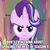 Size: 1350x1350 | Tagged: safe, edit, edited screencap, screencap, spike, starlight glimmer, dragon, pony, unicorn, a matter of principals, g4, :c, >:c, angry, caption, cropped, cute, female, frown, glimmerbetes, image macro, implied season 9, madorable, mare, meme, no spoilers, solo focus, text, text edit, winged spike, wings