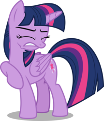 Size: 6876x8000 | Tagged: safe, artist:fruft, twilight sparkle, alicorn, pony, g4, the crystalling, absurd resolution, cutie mark, eyes closed, female, mare, raised hoof, simple background, solo, transparent background, twilight sparkle (alicorn), vector