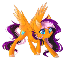 Size: 1262x1170 | Tagged: safe, artist:monogy, oc, oc only, oc:sunrise, pegasus, pony, dragon language, female, mare, simple background, skyrim, solo, the elder scrolls, transparent background