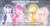 Size: 952x500 | Tagged: safe, edit, edited screencap, screencap, applejack, fluttershy, pinkie pie, rainbow dash, rarity, spike, dragon, earth pony, pegasus, pony, unicorn, g4, my little pony: friendship is magic, the ending of the end, leak, elements of harmony, meme, rainbow power, seventh element, spike the element of harmony, spikelove, text, winged spike, wings