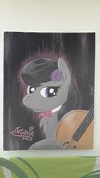 Size: 670x1192 | Tagged: safe, artist:degranomelody, octavia melody, earth pony, pony, g4, female, solo, traditional art