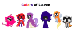 Size: 2240x908 | Tagged: safe, artist:pagiepoppie12345, derpy hooves, vera, earth pony, pony, g4, 1000 hours in ms paint, adorable face, angry, blossom (powerpuff girls), cloak, clothes, colors of lu-ven, colors of raven, crappy art, cute, derp, emotions, gray eyes, happy, jelly jamm, lazy, lucy loud, milkshake! mix, nexa, normal, orange eyes, passion, pink eyes, powerpuff blossabetes, purple eyes, rage, raven (dc comics), red eyes, rita, ritabetes, sad, sadorable, scared, simple background, smiling, spa pony, sparkly eyes, teen titans go, text, the loud house, the powerpuff girls, timid, white background
