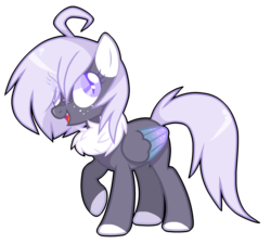 Size: 2947x2647 | Tagged: safe, artist:shyshella, oc, oc only, oc:dushie light, pegasus, pony, ahoge, base used, chest fluff, digital art, female, high res, mare, show accurate, simple background, solo, transparent background