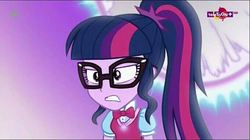 Size: 680x382 | Tagged: safe, screencap, sci-twi, twilight sparkle, equestria girls, equestria girls specials, g4, my little pony equestria girls: mirror magic, angry, distressed, geode of telekinesis, glowing geodes, limbo, magical geodes, mirror world, portal, stressed, teletoon, worried