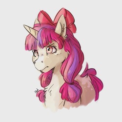 Size: 1800x1800 | Tagged: safe, artist:mad-maker-cat, oc, oc only, pony, unicorn, female, mare, simple background, solo