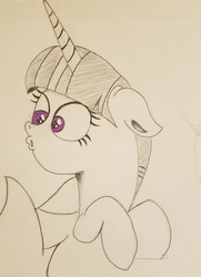 Size: 2295x3178 | Tagged: safe, artist:polar_storm, twilight sparkle, alicorn, pony, g4, sparkle's seven, female, high res, mare, purple eyes, solo, traditional art, twilight sparkle (alicorn)