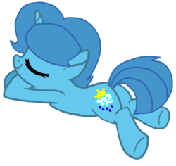 Size: 1145x1080 | Tagged: safe, alternate version, artist:徐詩珮, spring rain, pony, unicorn, g4, background removed, base used, cute, eyes closed, female, mare, simple background, sleeping, springbetes, transparent background