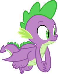 Size: 2726x3450 | Tagged: safe, artist:memnoch, spike, dragon, g4, the point of no return, claws, flying, high res, male, simple background, solo, tail, toes, transparent background, vector, winged spike, wings