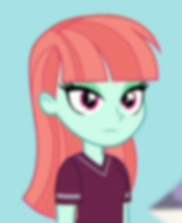 Size: 279x341 | Tagged: safe, screencap, melon mint, equestria girls, equestria girls series, g4, sock it to me, spoiler:choose your own ending (season 2), spoiler:eqg series (season 2), background human, cropped, female, op i can't see shit, sock it to me: trixie, solo
