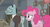 Size: 1366x740 | Tagged: safe, screencap, pinkie pie, sans smirk, pony, g4, the last laugh, clothes, factory, gag factory, gauge, glasses, sad, suit