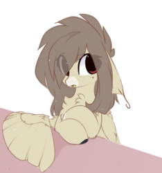 Size: 984x1053 | Tagged: safe, artist:php146, oc, oc only, pegasus, pony, eye clipping through hair, female, mare, simple background, solo, white background