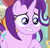 Size: 1119x1080 | Tagged: safe, screencap, starlight glimmer, sunburst, pony, unicorn, a horse shoe-in, g4, season 9, about to cry, cropped, cute, female, glimmerbetes, imminent crying, male, mare, phyllis no!, raised hoof, sad, stallion, starlight glimmer is best facemaker
