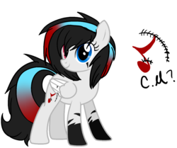 Size: 977x818 | Tagged: safe, artist:therainbowgod, oc, oc only, pony, female, heterochromia, male, offspring, parent:oc:emala jiss, parent:oc:weeper jack, parents:oc x oc, reference sheet