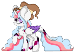 Size: 1062x752 | Tagged: safe, artist:mintoria, oc, oc only, oc:magic wind, alicorn, pony, alicorn oc, female, hat, mare, raised hoof, simple background, solo, transparent background, witch hat
