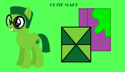 Size: 742x426 | Tagged: safe, artist:selenaede, artist:worldofcaitlyn, earth pony, pony, cutie mark, dribbal, lego, mixels, ponified, simple background, solo
