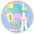 Size: 554x554 | Tagged: safe, artist:princemars, princess celestia, alicorn, pony, g4, 1, female, mare, scroll, simple background, solo, stamp, sun, text, transparent background