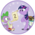 Size: 554x554 | Tagged: safe, artist:princemars, spike, twilight sparkle, dragon, pony, unicorn, g4, 2, book, duo, quill, saddle bag, scroll, stamp, text, unicorn twilight