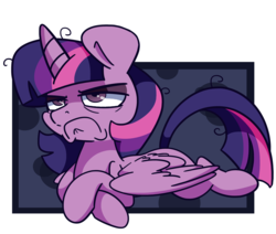 Size: 1497x1271 | Tagged: safe, artist:lou, edit, twilight sparkle, alicorn, pony, :c, >:c, angry, cute, female, frown, grumpy, grumpy twilight, madorable, solo, twilight sparkle (alicorn)