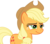 Size: 3403x3013 | Tagged: safe, artist:sketchmcreations, applejack, earth pony, pony, g4, the last laugh, applejack is best facemaker, applejack's hat, cowboy hat, female, hat, high res, lidded eyes, mare, simple background, smiling, smug, smugjack, solo, transparent background, vector