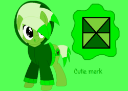 Size: 593x423 | Tagged: safe, artist:selenaede, artist:worldofcaitlyn, earth pony, pony, base used, cutie mark, glomp (mixels), lego, mixels, ponified, simple background, solo