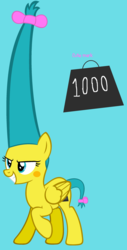 Size: 1568x3088 | Tagged: safe, artist:pegasski, artist:worldofcaitlyn, pegasus, pony, g4, base used, cutie mark, ponified, simple background, smidge, solo, trolls