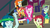 Size: 1920x1080 | Tagged: safe, screencap, blueberry cake, captain planet, golden hazel, marco dafoy, pinkie pie, rose heart, sunset shimmer, track starr, equestria girls, g4, my little pony equestria girls: choose your own ending, sock it to me, sock it to me: bulk biceps, armpits, background human, bleachers, cheering, clothes, clothes peg on nose, clothespin, crystal prep academy uniform, cute, diapinkes, holding nose, plugged nose, school uniform, smelly, tag implication bug was here