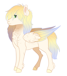 Size: 2638x3000 | Tagged: safe, artist:venommocity, oc, oc only, oc:muffin top, pegasus, pony, ambiguous gender, colored wings, colored wingtips, high res, offspring, parent:derpy hooves, parent:hoops, parents:derpyhoops, simple background, solo, transparent background