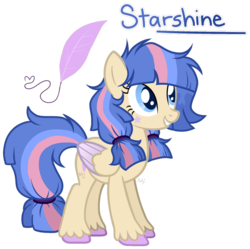 Size: 895x893 | Tagged: safe, artist:mintoria, oc, oc only, oc:starshine sparkle, pegasus, pony, female, mare, offspring, parent:flash sentry, parent:twilight sparkle, parents:flashlight, simple background, solo, transparent background