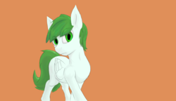 Size: 3300x1900 | Tagged: safe, artist:rambles, oc, oc:petunia, pegasus, pony, full color, shaded sketch, simple background