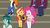 Size: 1916x1080 | Tagged: safe, screencap, captain planet, golden hazel, marco dafoy, pinkie pie, sunset shimmer, track starr, equestria girls, equestria girls series, g4, sock it to me, spoiler:choose your own ending (season 2), spoiler:eqg series (season 2), background human, bleachers, clothes, crystal prep academy uniform, eating, female, food, geode of empathy, geode of sugar bombs, legs, magical geodes, male, pantyhose, popcorn, school uniform, sock it to me: rarity