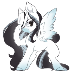 Size: 1224x1200 | Tagged: safe, artist:missclaypony, oc, oc only, oc:belle rose, pegasus, pony, female, hat, mare, simple background, solo, transparent background