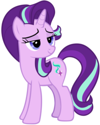 Size: 5758x7192 | Tagged: safe, artist:andoanimalia, starlight glimmer, pony, unicorn, g4, female, lidded eyes, mare, simple background, smiling, solo, transparent background, vector
