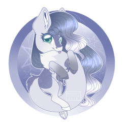 Size: 900x900 | Tagged: safe, artist:sadelinav, oc, oc only, oc:tsuki, earth pony, pony, augmented tail, colored hooves, female, mare, simple background, solo, tongue out, transparent background
