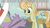 Size: 640x355 | Tagged: safe, edit, edited screencap, editor:undeadponysoldier, screencap, junebug, spike, dragon, earth pony, pony, g4, secret of my excess, all new, caption, cute, female, flower, flower basket, hat, hub logo, image macro, implied lyra, male, mare, meme, obsession, ponyville town hall, text