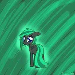 Size: 960x960 | Tagged: safe, artist:sludge888, oc, oc only, oc:illume, pegasus, pony, looking back, solo