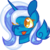 Size: 219x221 | Tagged: safe, artist:peachy-dreamy, oc, oc:fleurbelle, alicorn, pony, adorabelle, alicorn oc, cute, female, heart eyes, mare, ocbetes, solo, sweet, wingding eyes, yellow eyes