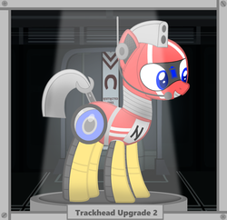 Size: 5163x5000 | Tagged: safe, artist:temerdzafarowo, oc, oc:trackhead, pony, robot, robot pony, pony android, pony oc