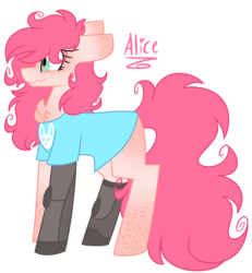 Size: 2731x2959 | Tagged: safe, artist:crazysketch101, oc, oc only, oc:alice, earth pony, pony, amputee, ear freckles, female, freckles, high res, hoof freckles, prosthetic leg, prosthetic limb, prosthetics, simple background, solo, transparent background, wavy mouth