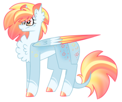Size: 3597x3000 | Tagged: safe, artist:crazysketch101, oc, oc:crazy looncrest, pegasus, pony, chest fluff, ear fluff, high res, leonine tail, simple background, solo, tail, transparent background