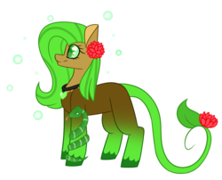 Size: 1980x1600 | Tagged: safe, artist:crazysketch101, oc, earth pony, pony, snake, commission, leonine tail, simple background, solo, tail, transparent background