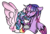 Size: 448x306 | Tagged: safe, artist:kiwi4578, princess flurry heart, twilight sparkle, alicorn, pony, g4, adult, aunt and niece, chest fluff, duo, duo female, eyes closed, female, hug, older, older flurry heart, simple background, spread wings, transparent background, twilight sparkle (alicorn), wings