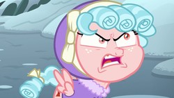 Size: 1280x720 | Tagged: safe, screencap, cozy glow, pony, frenemies (episode), g4, my little pony: friendship is magic, angry, cozy glow is best facemaker, cozy glow is not amused