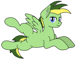 Size: 999x783 | Tagged: safe, alternate version, artist:didgereethebrony, artist:zeka10000, oc, oc only, oc:didgeree, pegasus, pony, base used, ear fluff, featureless crotch, looking at you, solo, spread legs, spreading